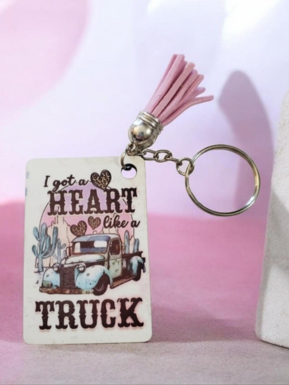 I got a heart like a TRUCK Keychain